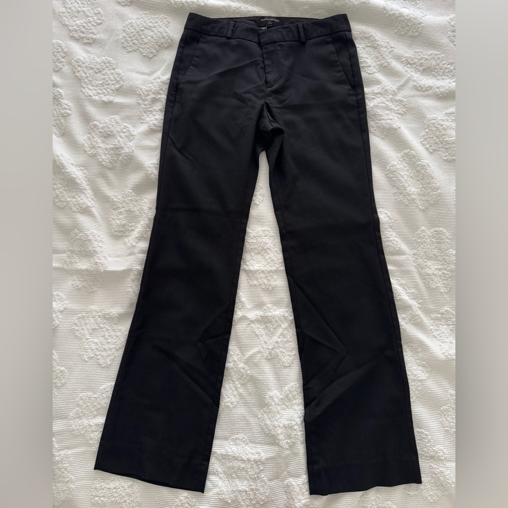 Banana Republic Black Logan Trousers